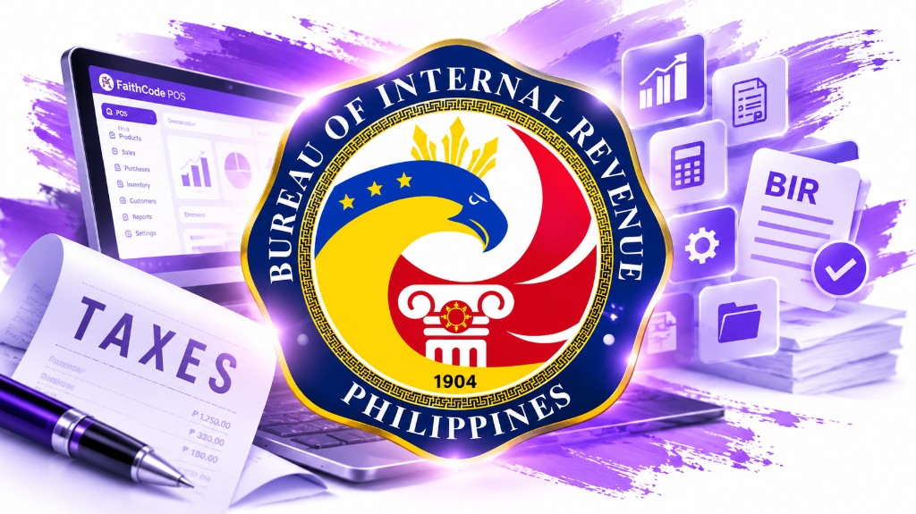 FaithCode POS — BIR-ready tax and finance dashboard